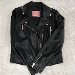 Levi’s Black Faux Leather Jacket